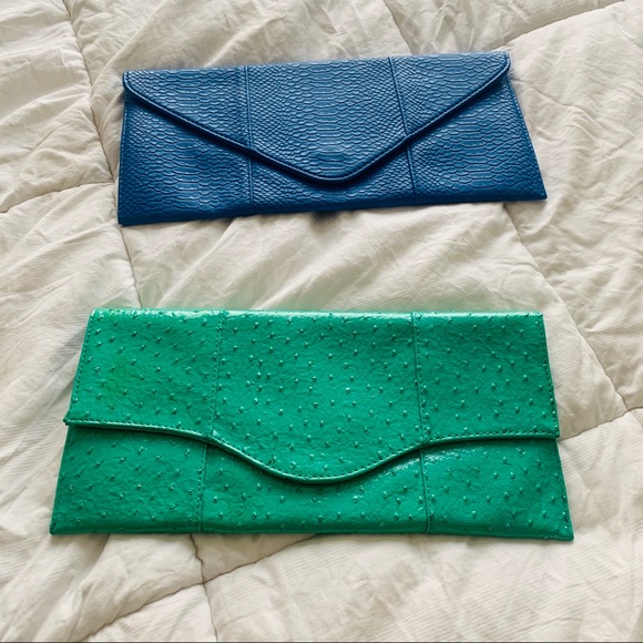2 Clutches (Blue and Green) - Picture 1 of 6